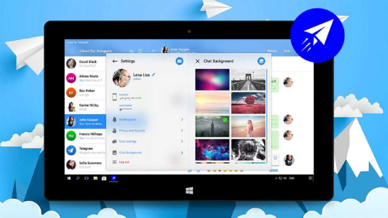 Telegram cho phép gửi ảnh và các tệp tin nhanh chóng, chất lượng